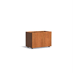 Carrez MET WIELEN 900x500x600mm Corten 2mm (CAWL22.3)