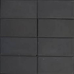 Tegel 15x30x4,5cm Zwart