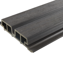 WEO60 Gardenwall Gevelbekleding | Composiet | Dark Grey | 33 x 170 mm | 390cm