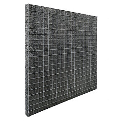 Grindkorf m100 - maas 100x100 met binnengaas - 200x200x10cm