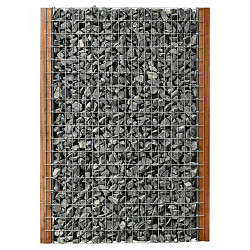Steenschutting m50x100 paal 90x90 - maas 50x100 - 120x200x9cm