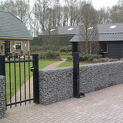 Gekramde steenkorf m50 - maas 50x50 - 180x180x20cm