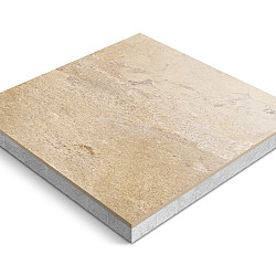 Keramische tegel Ceradeco 60x60x4cm Quartz Gold