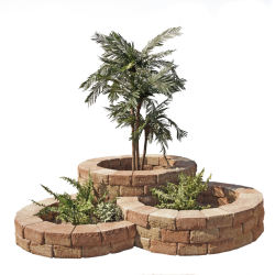 Pilestone Bloembak Rond 210x210x50cm Mont Blanc