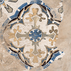 Keramische tegel Mon Amour 90x90x2cm - decor Creme