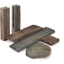Timberstone tegel 22x22,5x5 coppice brown