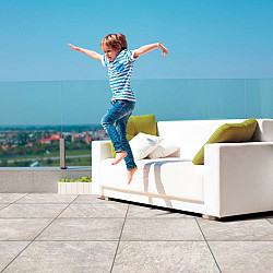 Robusto Ceramica 3.0® Ultra Aspen Grigio 45x90x3cm