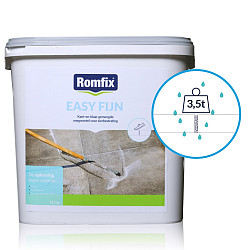ROMFIX Easy Fijn (3mm) voegmortel Steengrijs 12,5kg