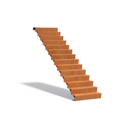Trap 1000x2400x2380mm Corten 3mm (CST14.1)