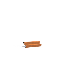 Trap 1250x480x340mm Corten 3mm (CST2.2)