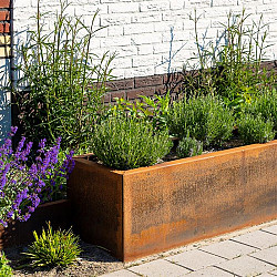 CARREZ CONNECT zonder bodem 600x600x600mm Corten (CAWC8)