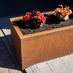 CARREZ CONNECT zonder bodem 600x600x600mm Corten (CAWC8)