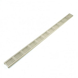 ACO SlimLine vervangingsrooster 100cm aluminium zwart
