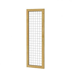 Grenen betonijzertrellis met maas 75x75cm in Raamwerk 44x68cm 60x180cm groen geïmpregneerd