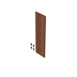 Koppelplaat Cortenstaal 27,7cm incl. 4 st. zelftappers