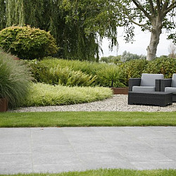 Border Hoekstuk uitwendig 15x28x15 Corten