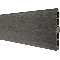 Boston WPC Fence Board Premium 21x160mm L-178cm | Dark Grey