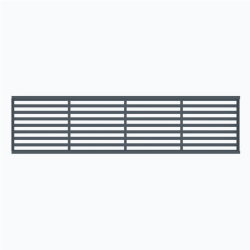 Boston Decopaneel Paxos horizontaal 45x175 cm dikte 2 mm RAL7016 (1008)