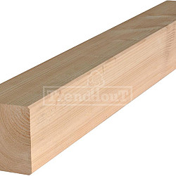 Paal douglas 145x145x5000mm onbehandeld, gedroogd en geschaafd