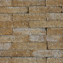 Muurelement gekliefd 30x10x6,5cm Geel