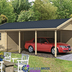 Houten Carport-Overkapping-Berging Ever - 770x430cm - 45mm