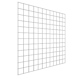Gaaspaneel met maas 15x15cm stekloos, verzinkte draad, 180x180cm