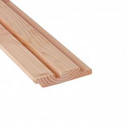 Douglas geschaafd rhombusprofiel 2,7x14,5x300cm onbehandeld