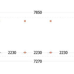 Buitenverblijf Florence 7850x3600x2600mm (bxdxh)