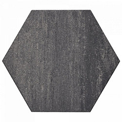 Soft Comfort Zeskanttegel 60/52,5x30x4cm Grijs/Zwart