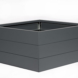 Bloembak Modulair Antraciet (RAL7016) fijnstructuur 90x90x42cm