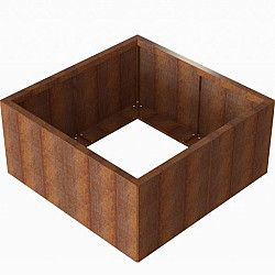 Bloembak Module+ 120x120x56cm | Corten