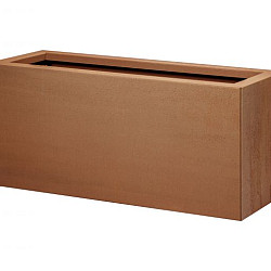 Bloembak vlak - 30x90x40 cm Corten