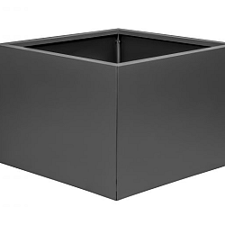 Bloembak vlak - 60x60x40 cm Antraciet