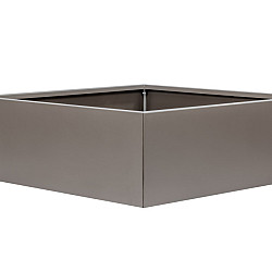 Bloembak vlak - 120x120x40 cm Taupe