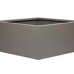 Bloembak vlak - 90x90x40 cm Taupe