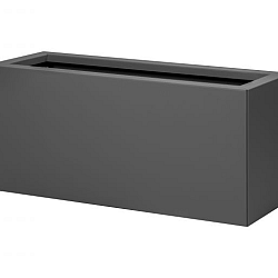 Bloembak vlak - 30x90x40 cm Antraciet
