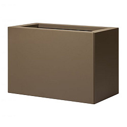 Bloembak vlak - 30x60x40 cm Supra bruin