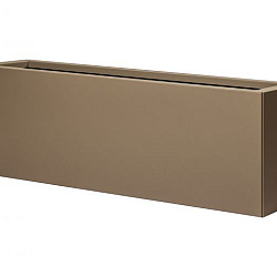 Bloembak vlak - 30x210x40 cm Supra bruin