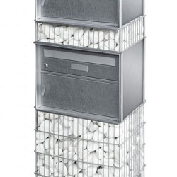 Brievenbus Schanskorf 2 Luxe 44 x 31 x 145 cm *