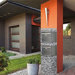 Brievenbus Schanskorf 2 Luxe 44 x 31 x 145 cm *
