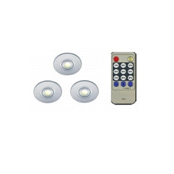 Set LED spots (3stuks) dimbaar t.b.v. veranda incl. kabel en trafo | op = op