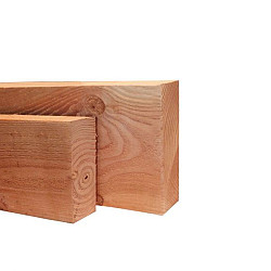 Douglas gording geschaafd 6,5x21x500cm onbehandeld