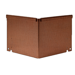 Inwendige hoek Kantopsluiting Single & Single flex 10 cm - Corten