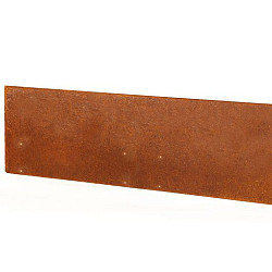 Kantopsluiting Cortenstaal Single 300cm x 27,7cm
