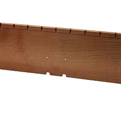 Kantopsluiting Cortenstaal Single flex 300cm x 16,5cm