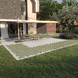 Artistone  Oud Hollands Weave Binnenhoek 100x100x10cm Greige