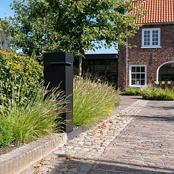 Brievenbus Aluminium - IVAR 350x350x1200 (IVA1.2)