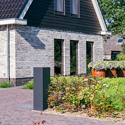 Brievenbus Aluminium - NOX 350x350x1200 (NOA1.2)