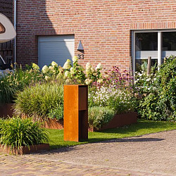 Brievenbus Corten - FLYN 350x350x1150 (LFC1.2)