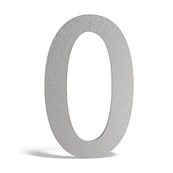 Huisnummer 71x5x120mm RVS 5mm (0 RVS)